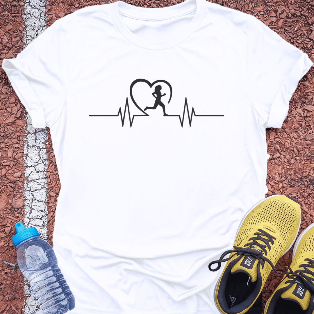 Running Heart T-Shirt Gift Ideas For Runners