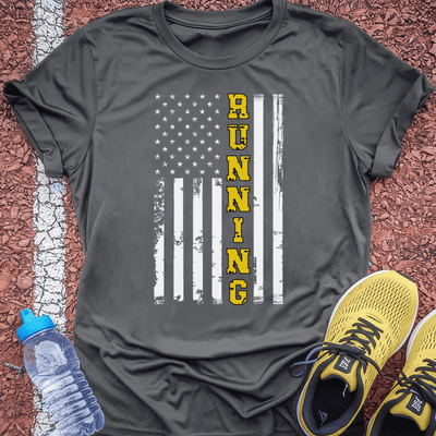 Running Flag T-Shirt Gift Ideas For Runners