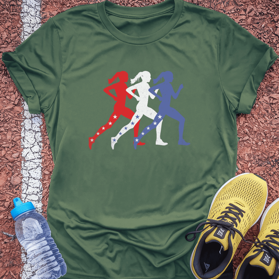USA Girls T-Shirt Gift Ideas For Runners
