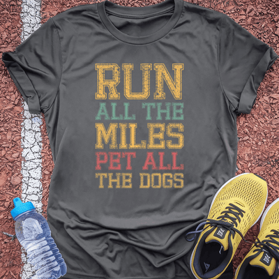 Miles & Dogs T-Shirt Gift Ideas For Runners