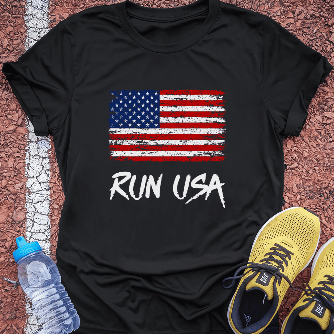 Run USA T-shirt Gift Ideas For Runners