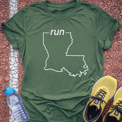 Run Louisiana T-shirt Gift Ideas For Runners