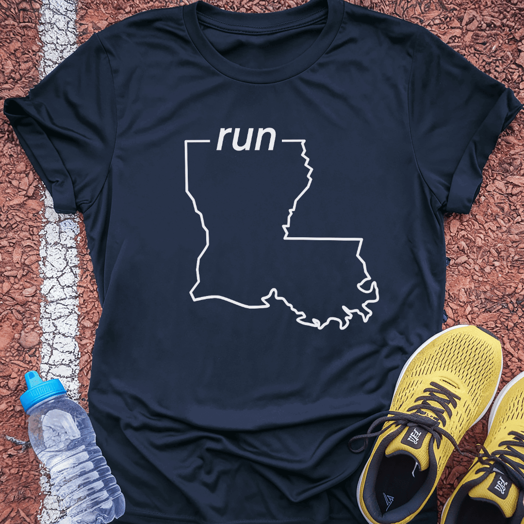 Run Louisiana T-shirt Gift Ideas For Runners
