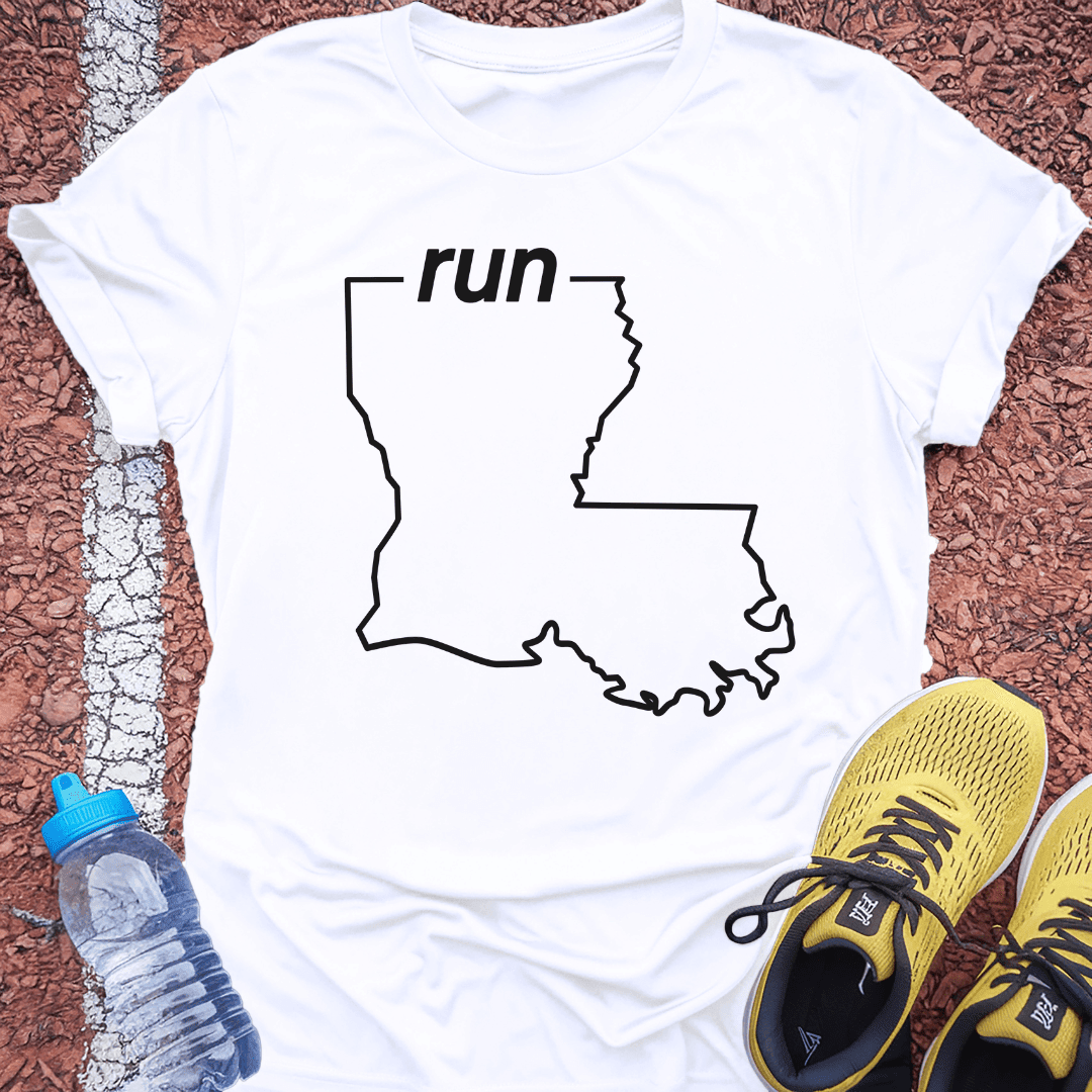 Run Louisiana T-shirt Gift Ideas For Runners