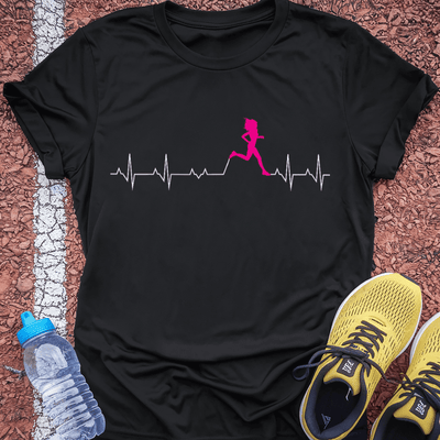 Pink Heart T-Shirt Gift Ideas For Runners
