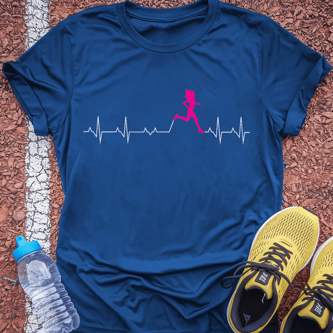 Pink Heart T-Shirt Gift Ideas For Runners