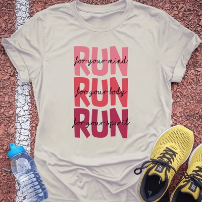 Mind, Body, Spirit T-Shirt Gift Ideas For Runners