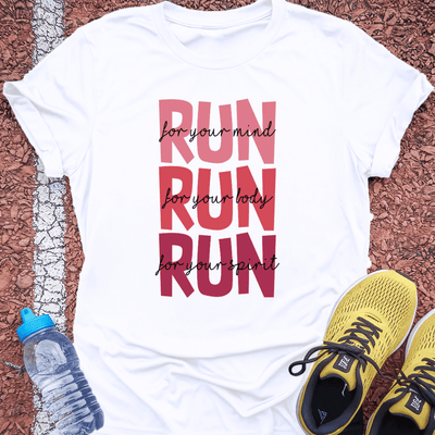 Mind, Body, Spirit T-Shirt Gift Ideas For Runners