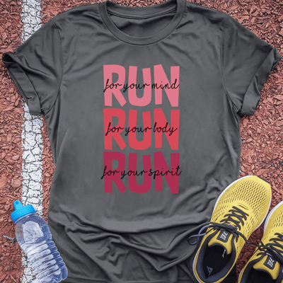 Mind, Body, Spirit T-Shirt Gift Ideas For Runners
