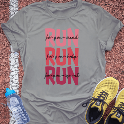 Mind, Body, Spirit T-Shirt Gift Ideas For Runners