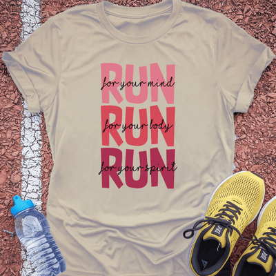 Mind, Body, Spirit T-Shirt Gift Ideas For Runners