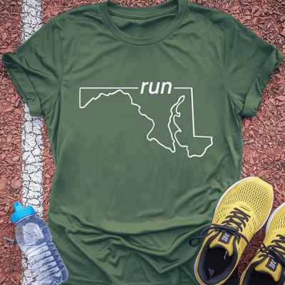 Run Maryland T-Shirt Gift Ideas For Runners