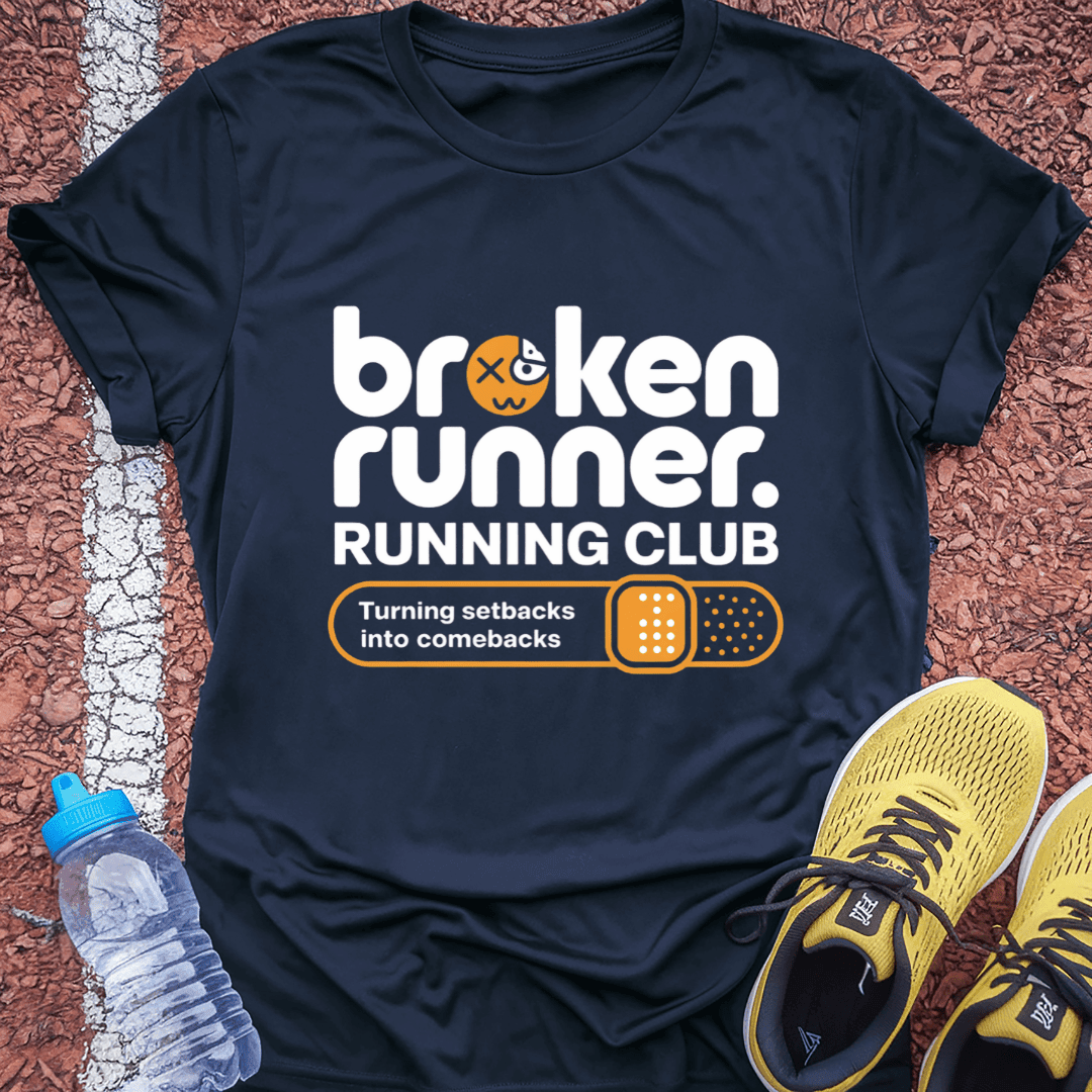 Broken Runner T-Shirt Gift Ideas For Runners