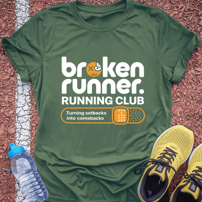 Broken Runner T-Shirt Gift Ideas For Runners