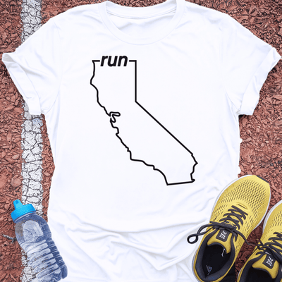 Run California T-Shirt Gift Ideas For Runners