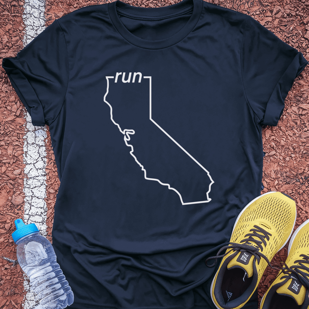 Run California T-Shirt Gift Ideas For Runners