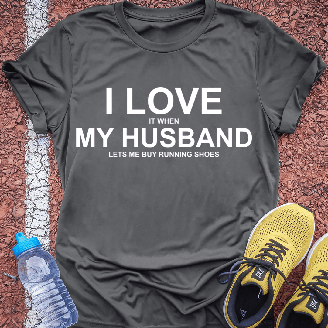 Love My Husband T-shirt Gift Ideas For Runners