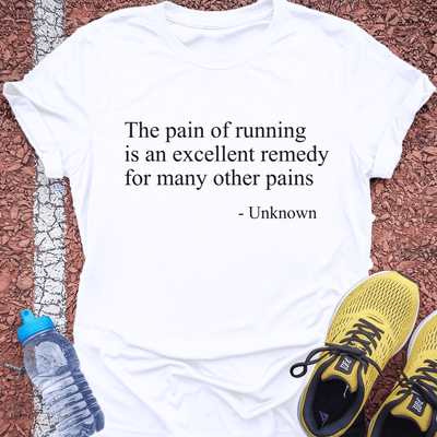 Pain of Running T-Shirt Gift Ideas For Runners