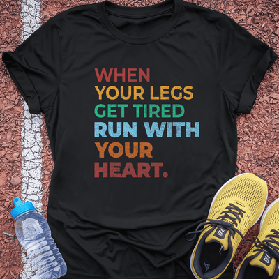 With Your Heart T-Shirt Gift Ideas For Runners