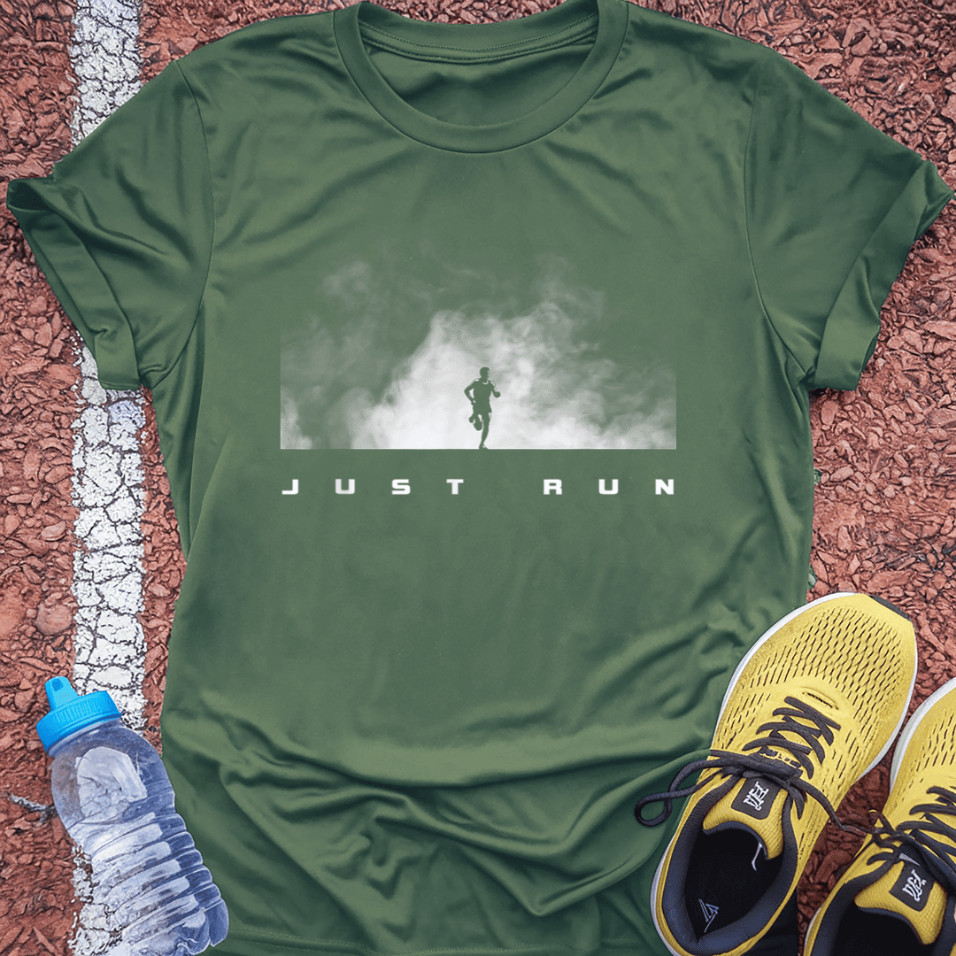 J U S T Run T-shirt Gift Ideas For Runners