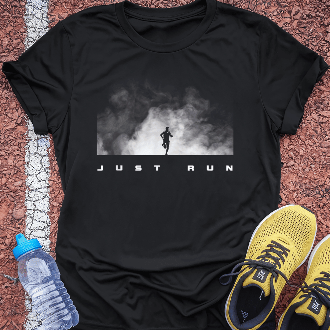 J U S T Run T-shirt Gift Ideas For Runners