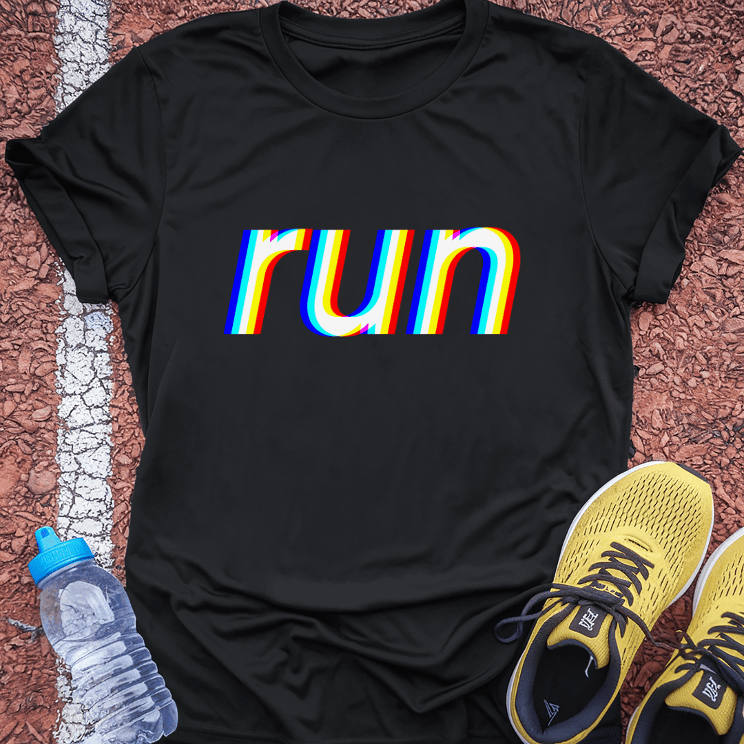 Run Glitch T-Shirt Gift Ideas For Runners