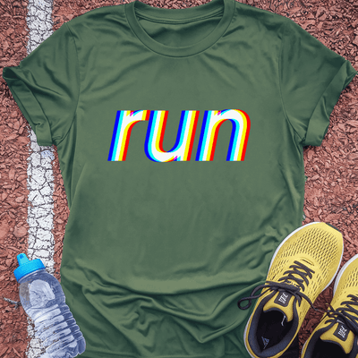 Run Glitch T-Shirt Gift Ideas For Runners