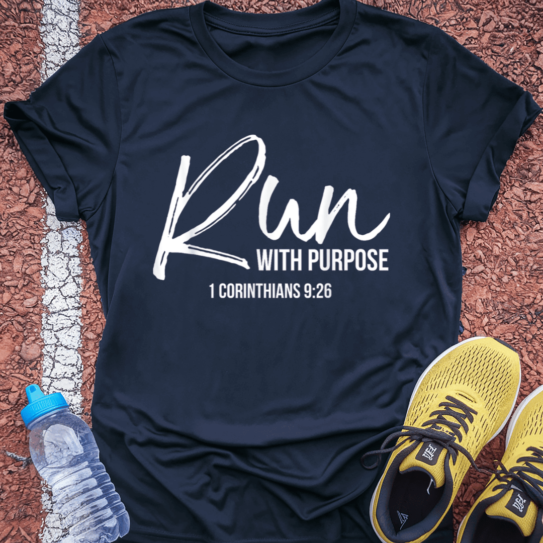 Run with Purpose T-Shirt Gift Ideas For Runners