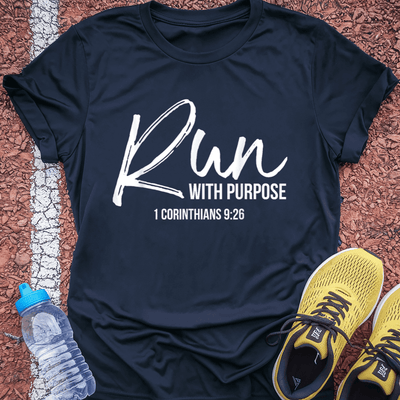Run with Purpose T-Shirt Gift Ideas For Runners