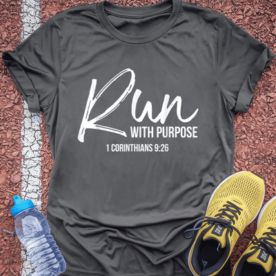 Run with Purpose T-Shirt Gift Ideas For Runners