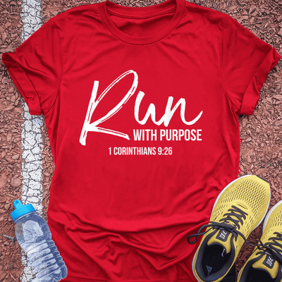 Run with Purpose T-Shirt Gift Ideas For Runners