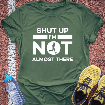 He's Not Almost There T-Shirt Gift Ideas For Runners