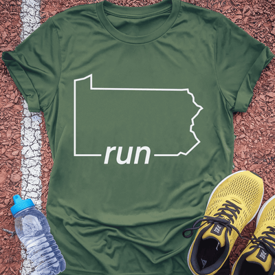 Run Pennsylvania T-Shirt Gift Ideas For Runners