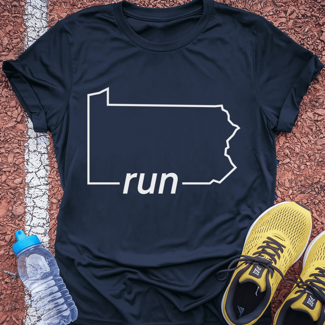 Run Pennsylvania T-Shirt Gift Ideas For Runners
