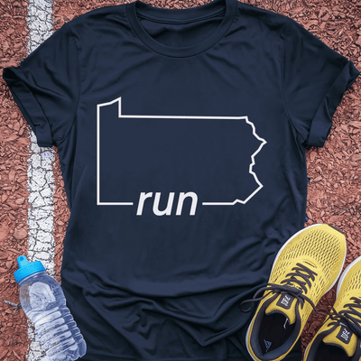 Run Pennsylvania T-Shirt Gift Ideas For Runners