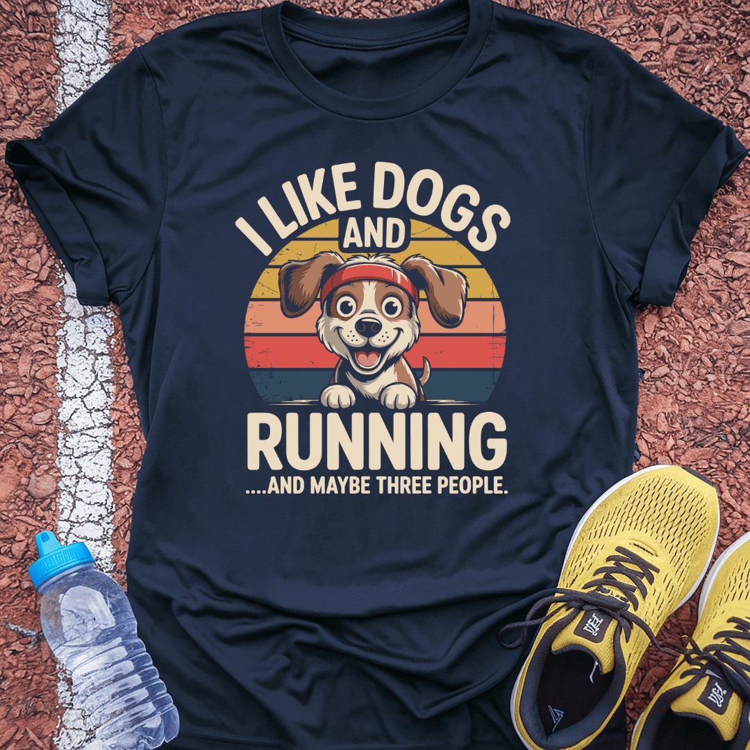 I Like Dogs T-Shirt Gift Ideas For Runners