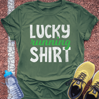 Lucky Running Shirt T-shirt Gift Ideas For Runners