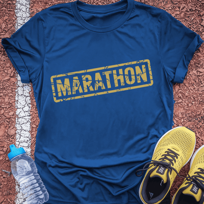 Marathon Stamp T-shirt Gift Ideas For Runners