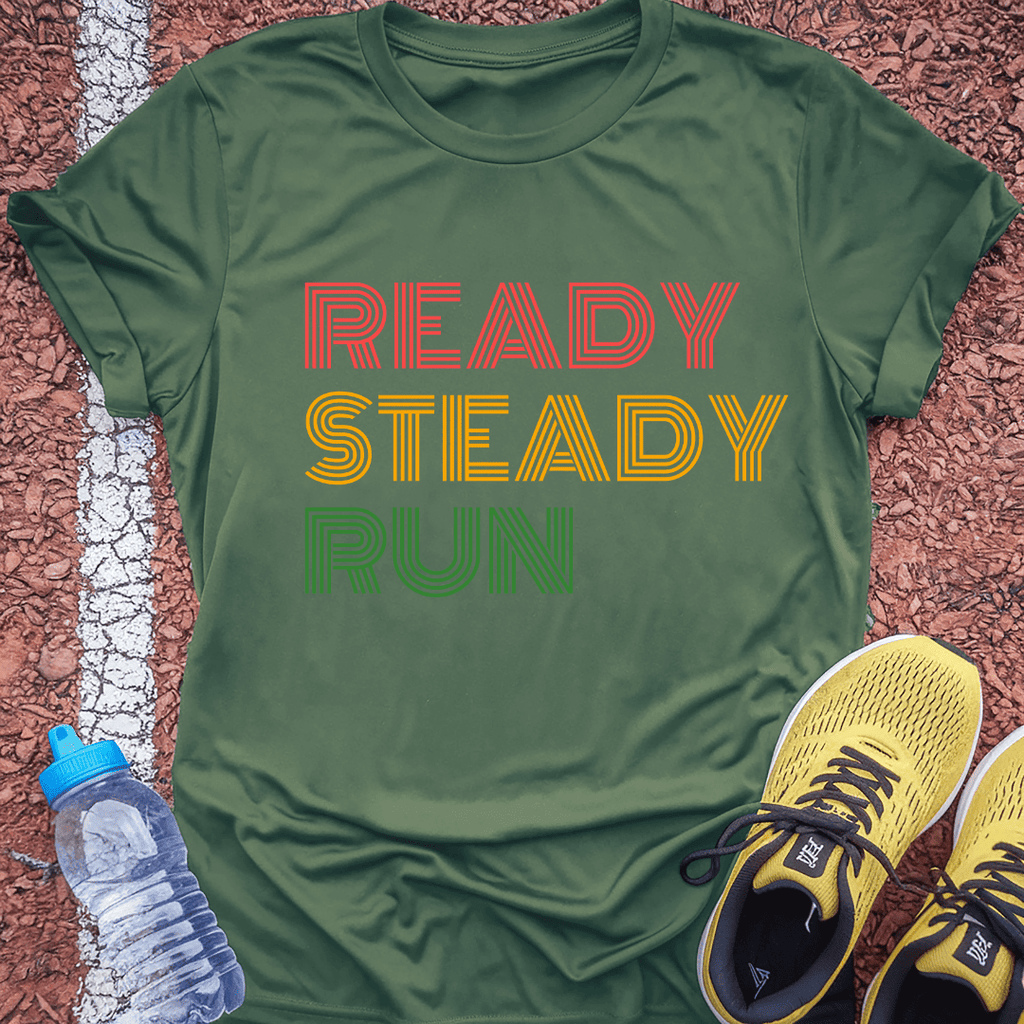 Ready Steady Run T-Shirt Gift Ideas For Runners