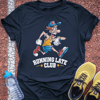 Running Late Club T-shirt Gift Ideas For Runners
