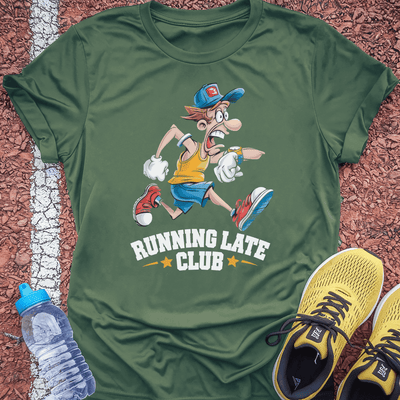 Running Late Club T-shirt Gift Ideas For Runners