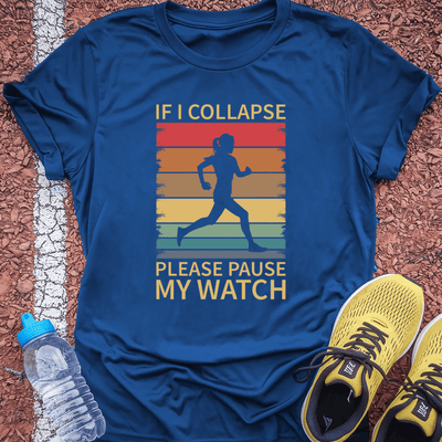 Please Pause My Watch T-shirt Gift Ideas For Runners