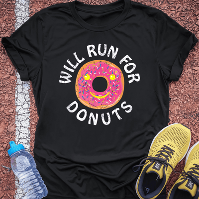 Will Run for Donuts T-shirt Gift Ideas For Runners