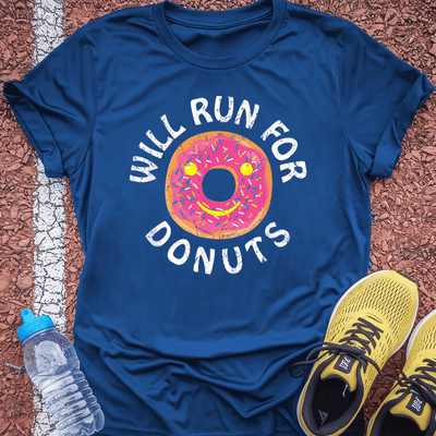 Will Run for Donuts T-shirt Gift Ideas For Runners