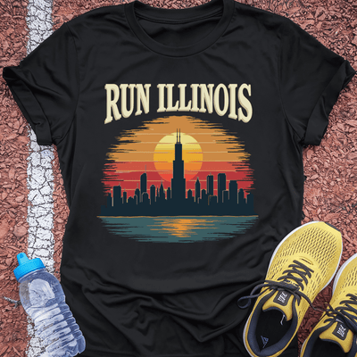 Illinois Sky T-shirt Gift Ideas For Runners