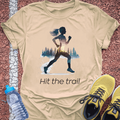 Hit the Trail T-shirt Gift Ideas For Runners