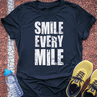 Smile Every Mile T-Shirt Gift Ideas For Runners