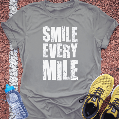 Smile Every Mile T-Shirt Gift Ideas For Runners