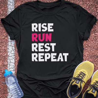 Rise Run T-Shirt Gift Ideas For Runners