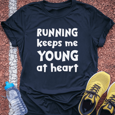 Young at Heart T-Shirt Gift Ideas For Runners